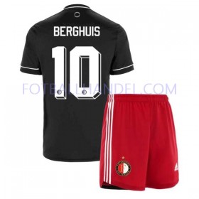 Barn Fotballdrakter Feyenoord Rotterdam Steven Berghuis 10 Borte 2020-21 Kortermet